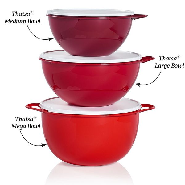 Tupperware Thatsa® Medium Bowl |Airtight, Leakproof, 19-cups/4.5 L - Image 6