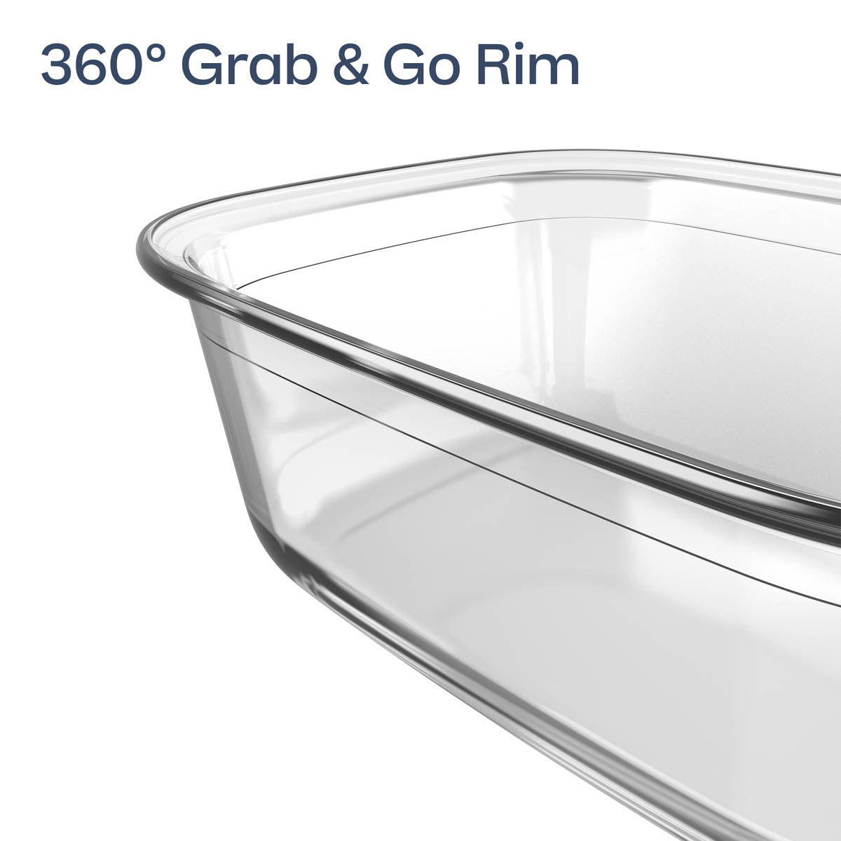 Tupperware Voila™ Glass Food Storage Container | Rectangular Mini - Image 8