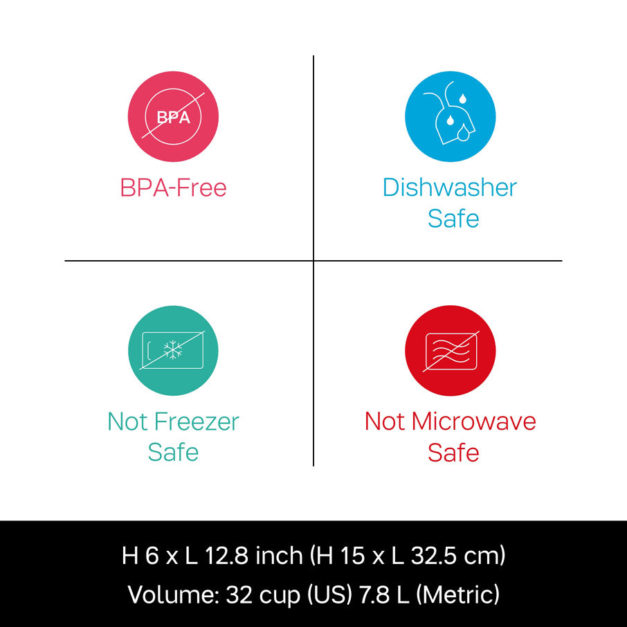 Tupperware Thatsa® Bowl | Airtight, Leakproof, Mixing Bowl, 32-cups / - Image 4