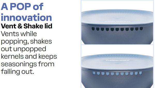 Tupperware® WOW Pop Microwave Popcorn Maker - Image 5