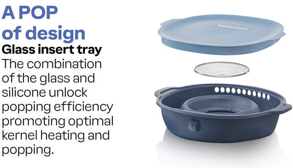 Tupperware® WOW Pop Microwave Popcorn Maker - Image 4